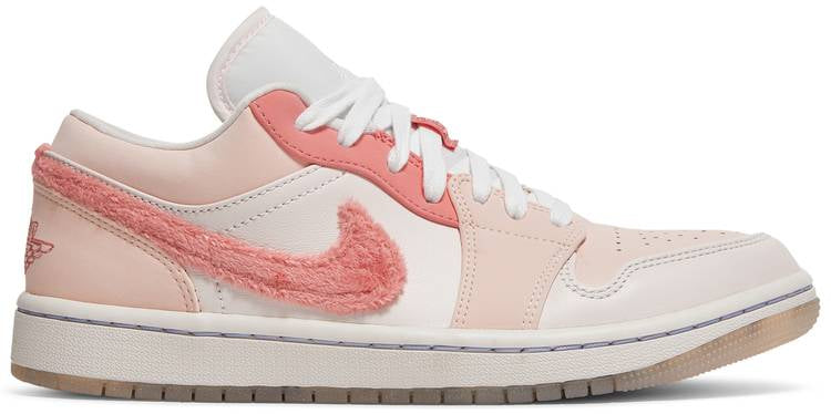 Air Jordan 1 Low White Pink Grey Shoes DM5443-666